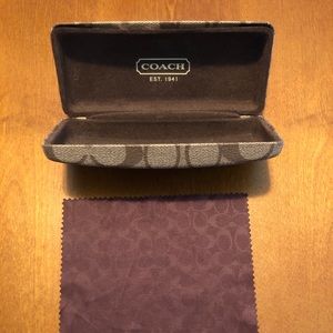Coach eye glass case